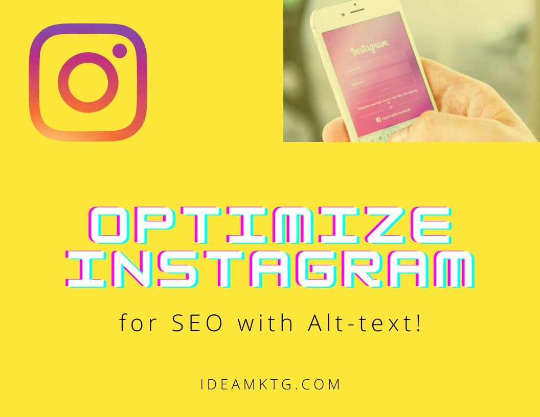 Optimize Instagram for SEO with Alt-text