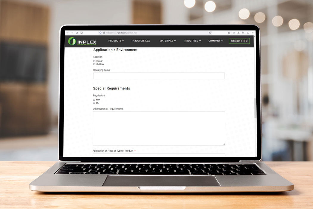 inplex extruders website design 03